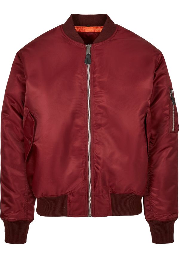 BYBrandit MA1 burgundy jacket