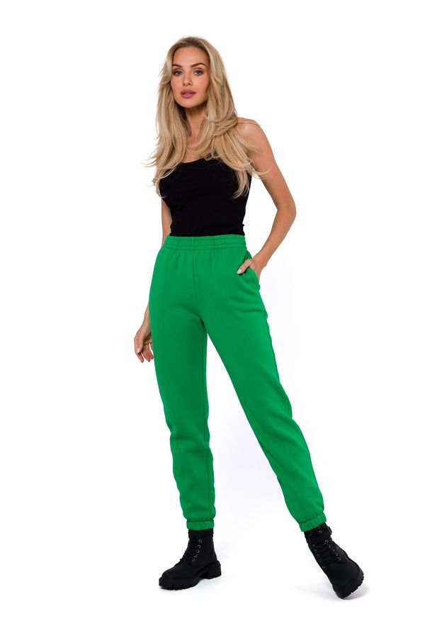 Made Of Emotion Made Of Emotion Woman's Trousers M760 Grass