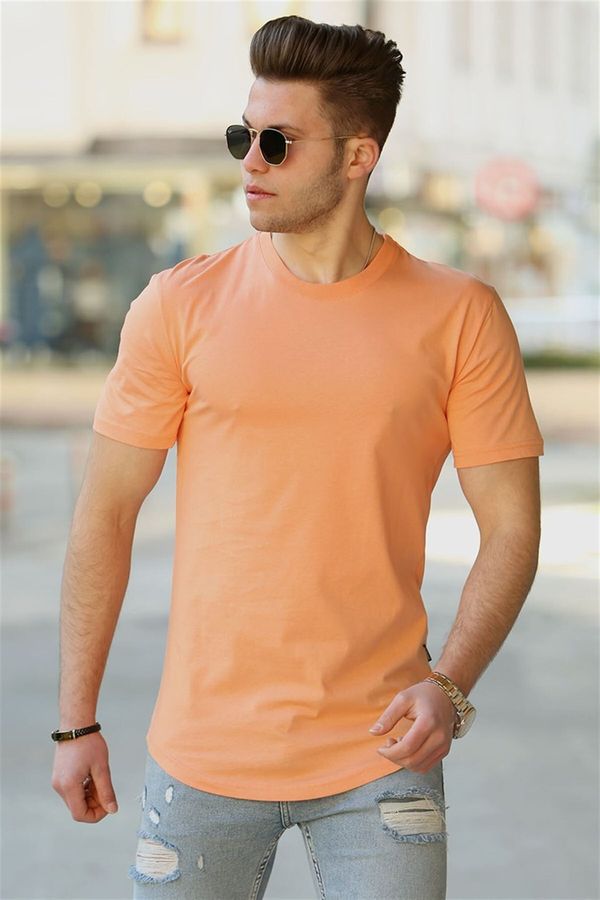 Madmext Madmext Basic Orange Men's T-Shirt 4500