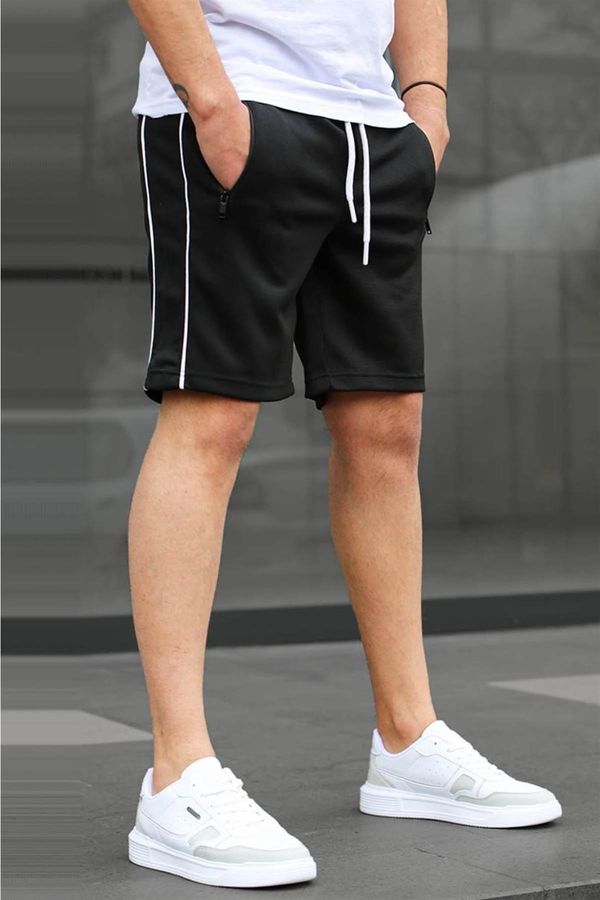 Madmext Madmext Black Basic Men's Shorts 5489
