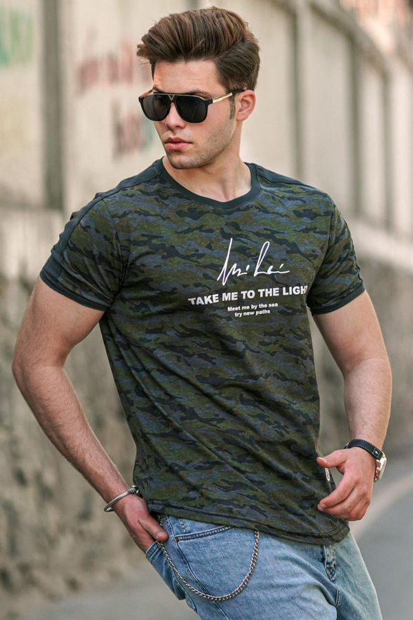 Madmext Madmext Camouflage Men's T-Shirts-3 4618