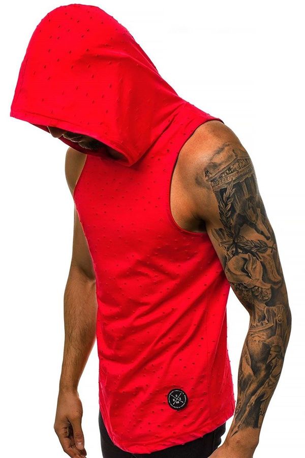 Madmext Madmext Hooded Undershirt Red 2893