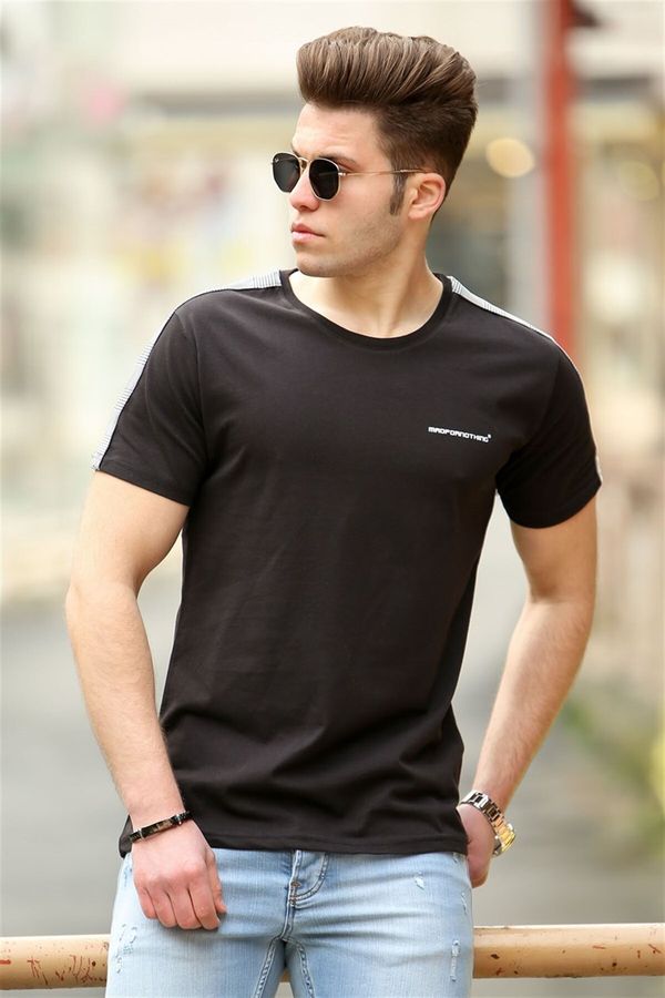 Madmext Madmext Men's Basic Black T-Shirt 4513