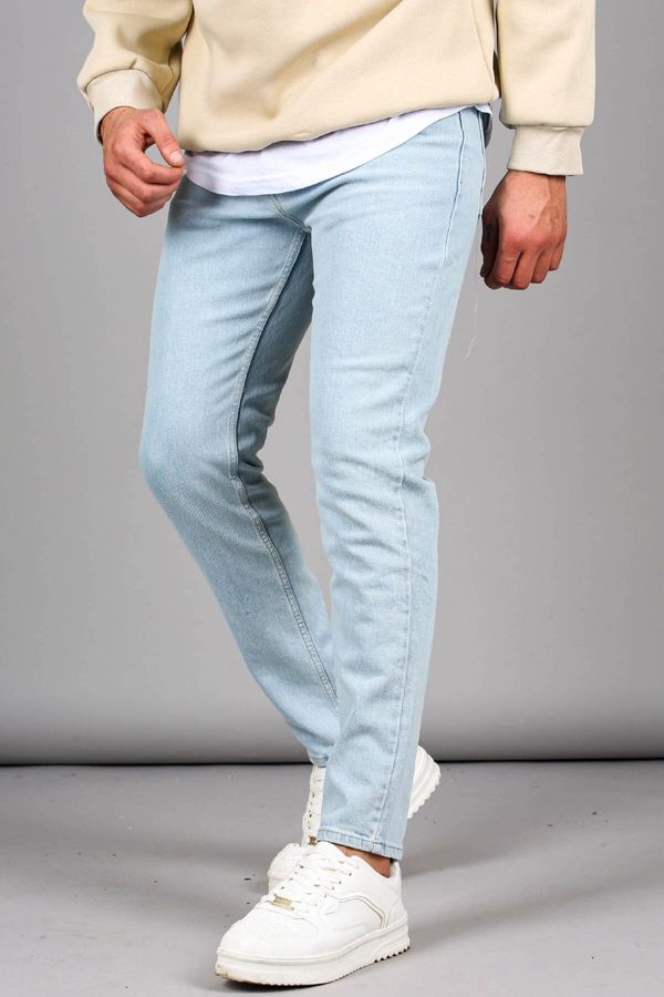 Madmext Madmext Men's Blue Lycra Skinny Fit Jeans 6336