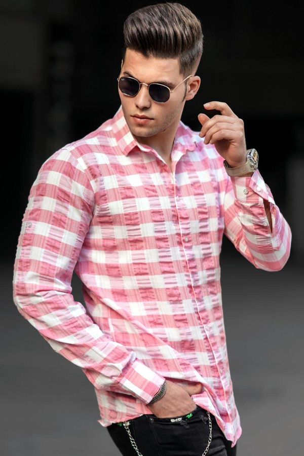 Madmext Madmext Men's Pink Shirt 4941