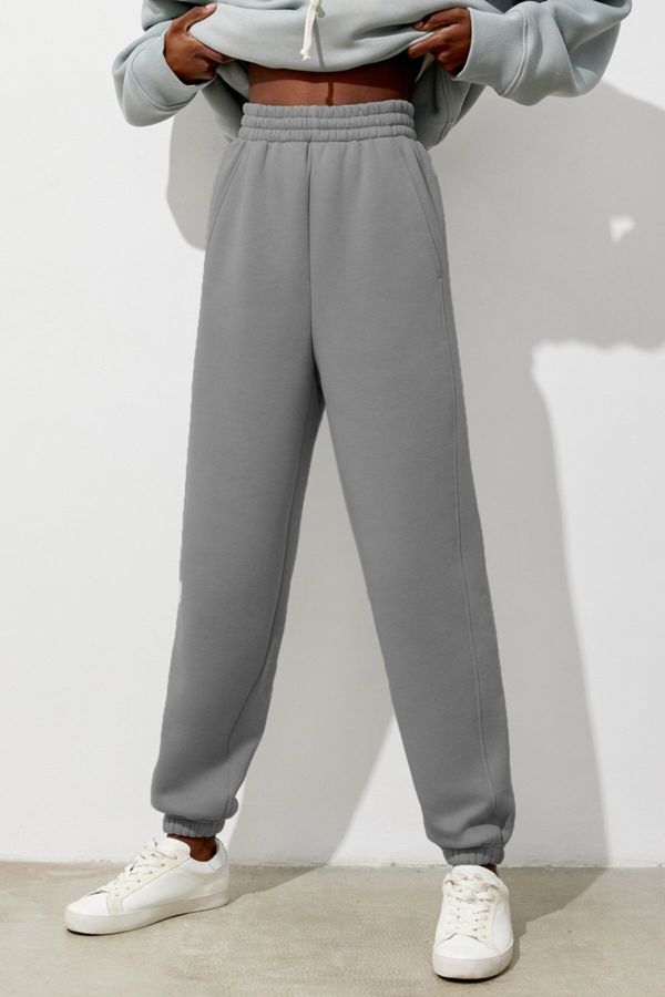 Madmext Madmext Women's Dyed Gray Comfort Fit Sweatpants