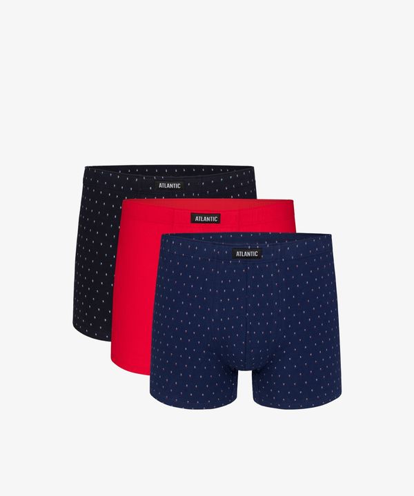 Atlantic Man Boxers ATLANTIC 3Pack - dark blue/red/blue