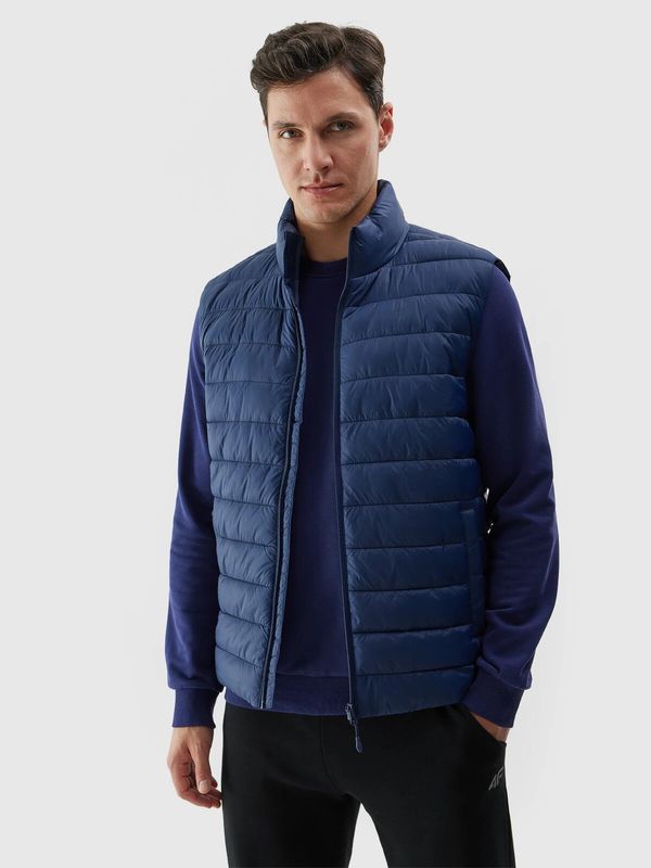4F Men's 4F Recycled Down Vest - Navy Blue