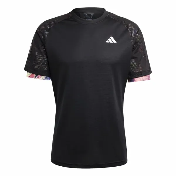 Adidas Men's adidas Melbourne Ergo Tennis HEAT T-Shirt. RDY Raglan T-Shirt Black L