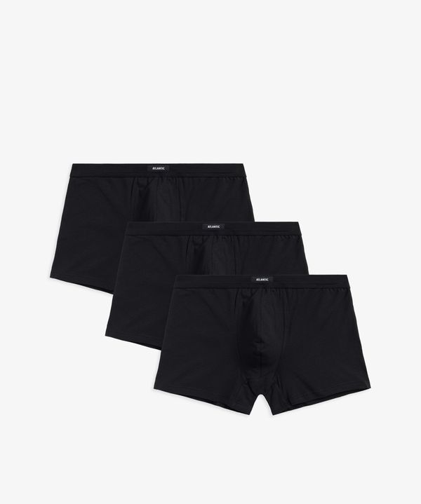 Atlantic Men's Atlantic Boxer Shorts 3Pack - Black