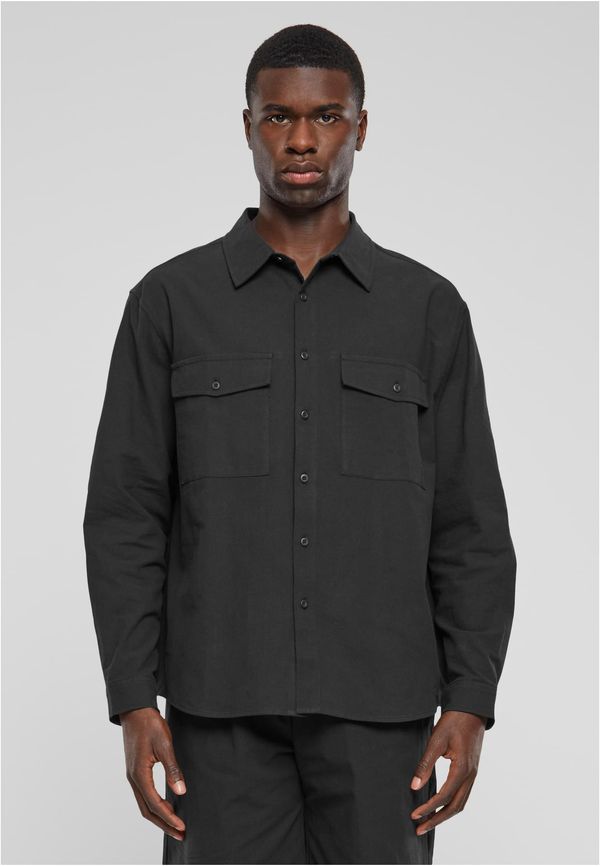 UC Men Men's Basic Crepe Shirt - Black