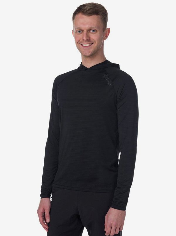 Kilpi Men's black lightweight technical sweatshirt Kilpi AILEEN-M