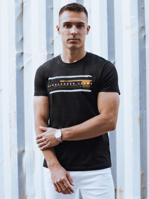 DStreet Men's Black T-Shirt Dstreet