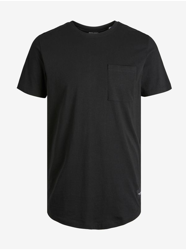 Jack & Jones Men's Black T-Shirt with Pocket Jack & Jones Noa - Men's