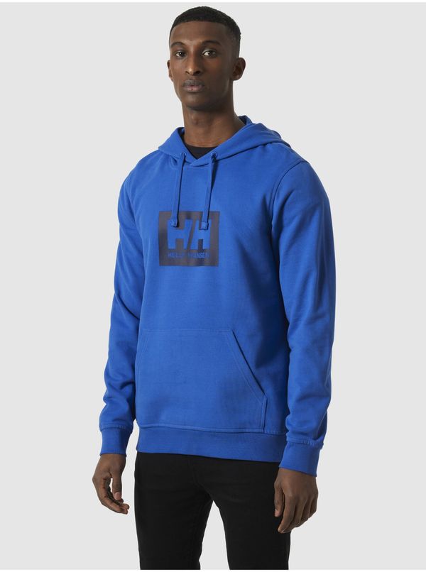 Helly Hansen Men's Blue Hoodie HELLY HANSEN HH Box Hoodie Helly - Men