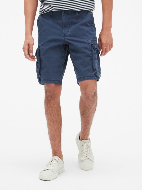 GAP Men's blue twill cargo shorts with GapFlex