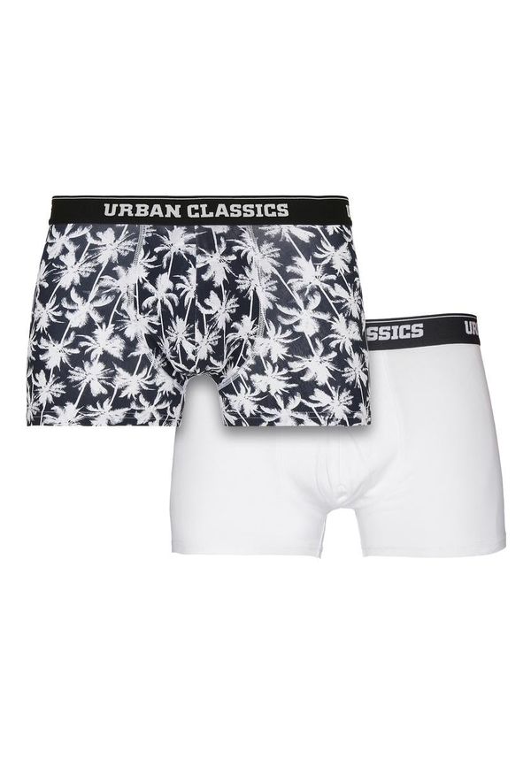 UC Men Men's Boxer Shorts Double Pack on the palm + white