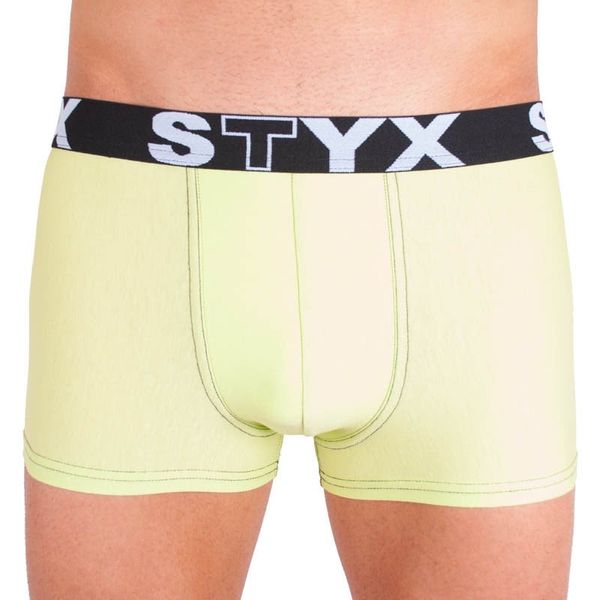 STYX Men's boxer shorts Styx sports rubber oversized greenish