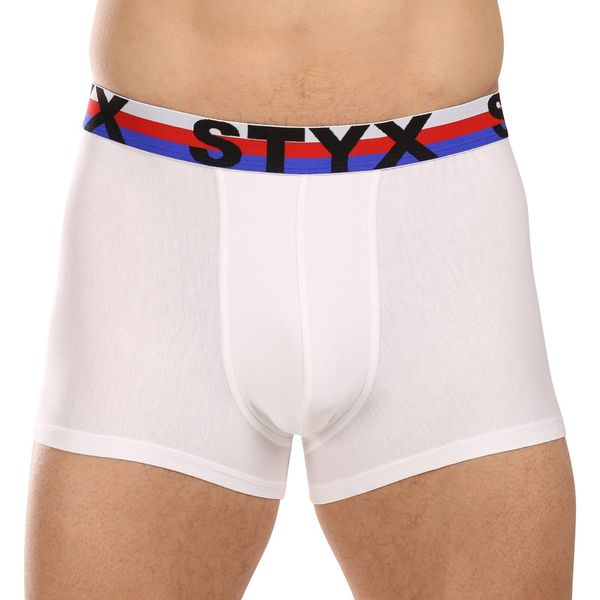 STYX Men's Boxer Shorts Styx Sports Rubber White Tricolor