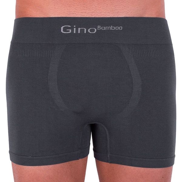 Gino Men's Boxers Gino bamboo seamless gray