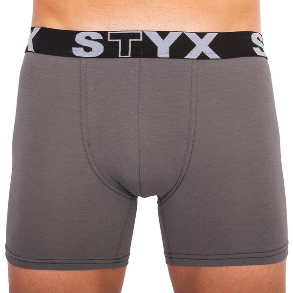 STYX Men's boxers Styx long sports rubber dark gray
