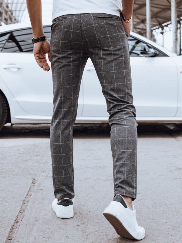 DStreet Men's casual trousers, dark grey Dstreet