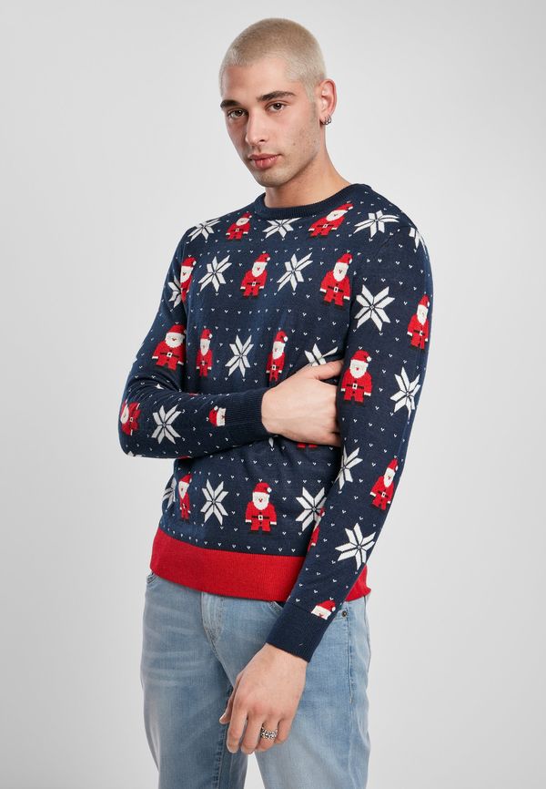 UC Men Men's Christmas Sweater Nicolaus And Snowflakes