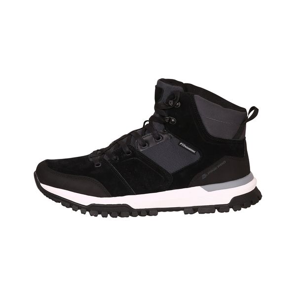 ALPINE PRO Men's city shoes with membrane ptx ALPINE PRO MALEN black