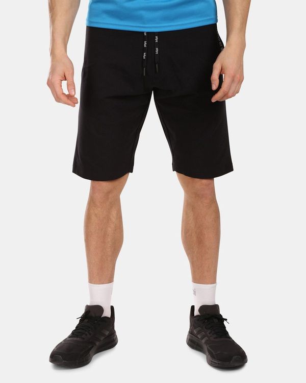 Kilpi Men's cotton shorts Kilpi TUSCON-M Black