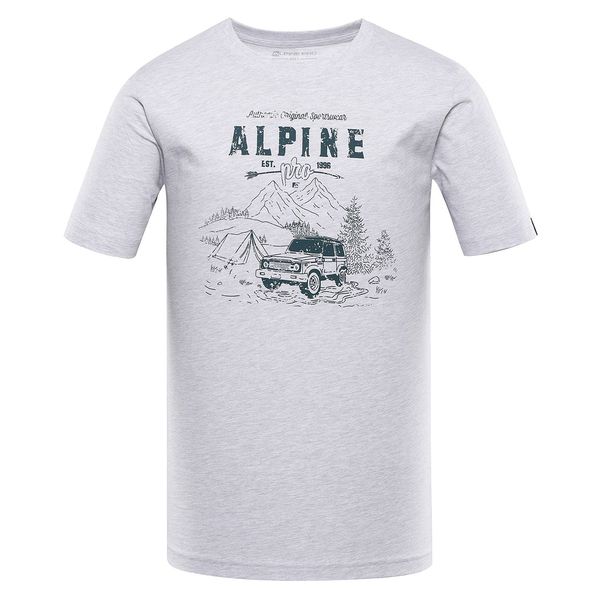 ALPINE PRO Men's cotton T-shirt ALPINE PRO GORAF white variant pa
