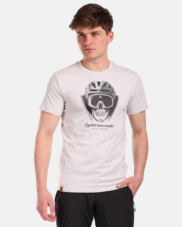 Kilpi Men's cotton T-shirt Kilpi VIBE-M Light grey