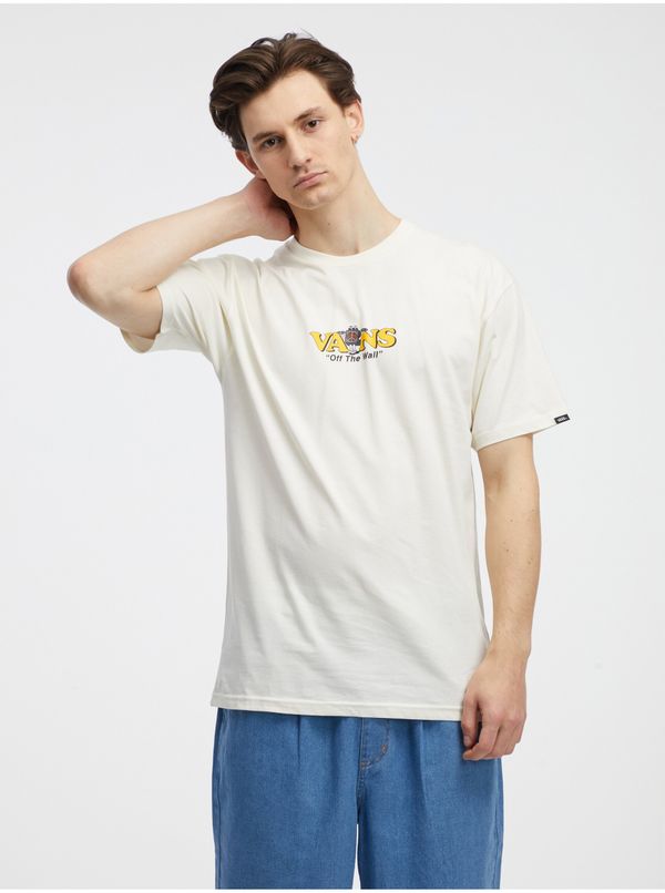 Vans Men's cream T-shirt VANS Music Box - Men's