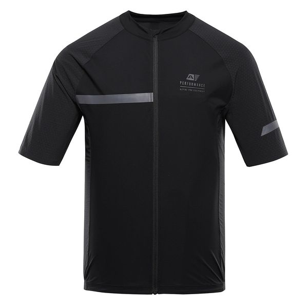 ALPINE PRO Men's cycling jersey ALPINE PRO SAGEN black