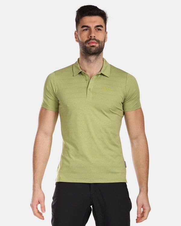 Kilpi Men's functional polo shirt Kilpi OLIVA-M Green