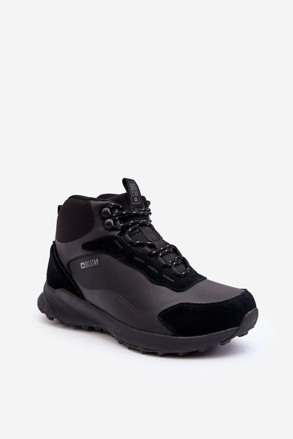 BIG STAR SHOES Men's Insulated Trekking Boots Black Big Star