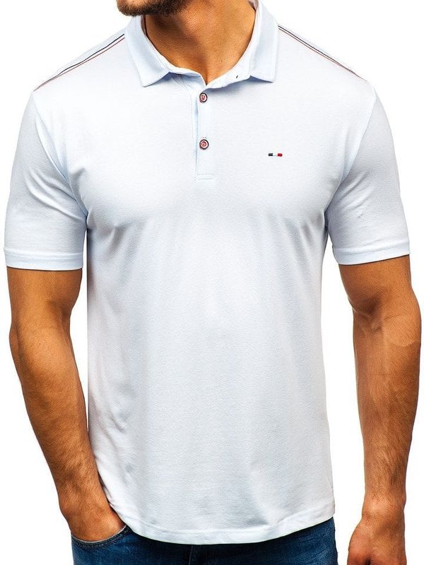 Kesi Men's Modern Polo Shirt 6797 - White,