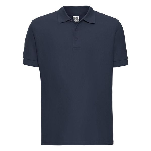 RUSSELL Men's navy blue cotton polo shirt Ultimate Russell
