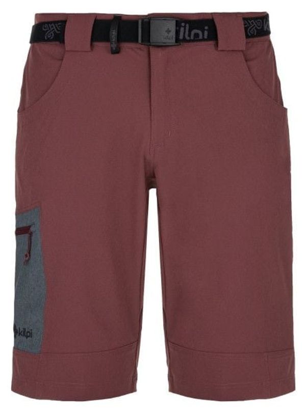 Kilpi Men's outdoor shorts Kilpi NAVIA-M dark red
