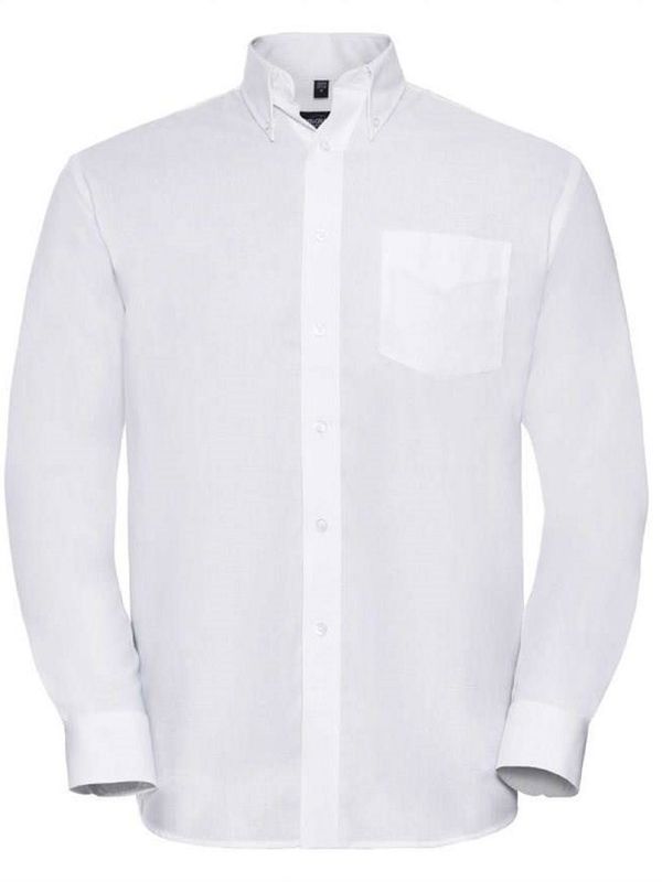 RUSSELL Men's Oxford Russell Long Sleeve Shirt