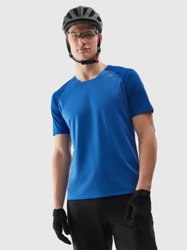 4F Men's Quick-Drying Cycling T-Shirt 4F - Cobalt