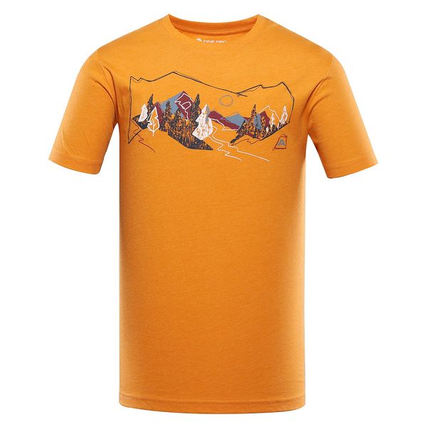 ALPINE PRO Men's quick-drying T-shirt ALPINE PRO ASPEN russet orange variant PA