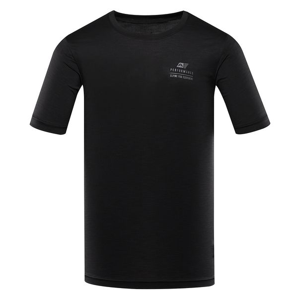 ALPINE PRO Men's quick-drying T-shirt ALPINE PRO BASIK black