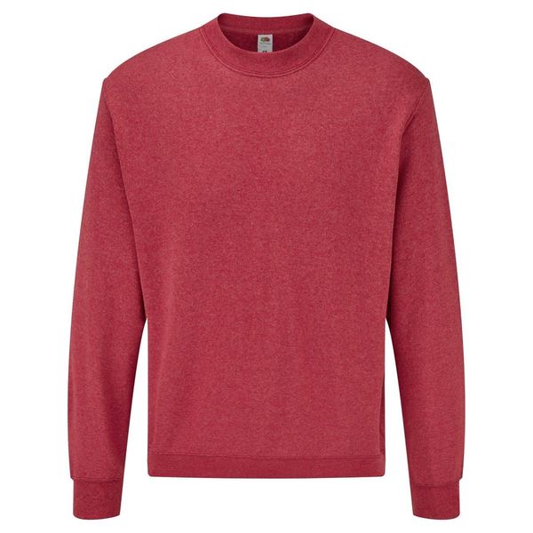 Fruit of the Loom Men's Red Set-in Sweat Fruit of the Loom