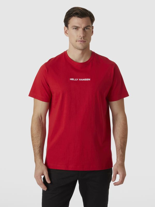 Helly Hansen Men's red T-shirt HELLY HANSEN Core T-Shirt