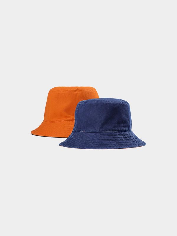 4F Men's Reversible Bucket Hat 4F - Dark Blue/Orange