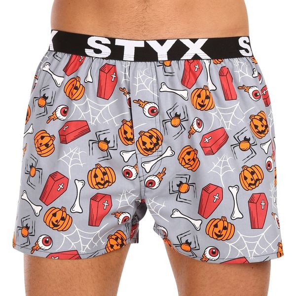 STYX Men's shorts Styx art sports rubber Halloween coffins