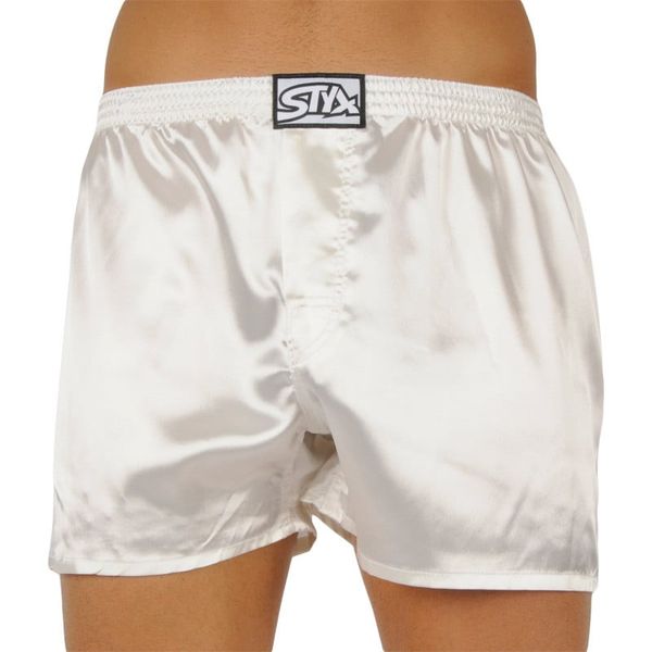 STYX Men's shorts Styx classic rubber satin white