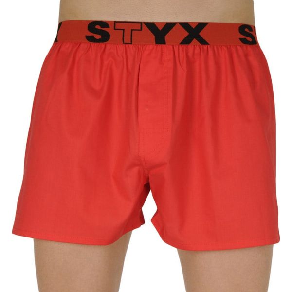 STYX Men's shorts Styx sports rubber red