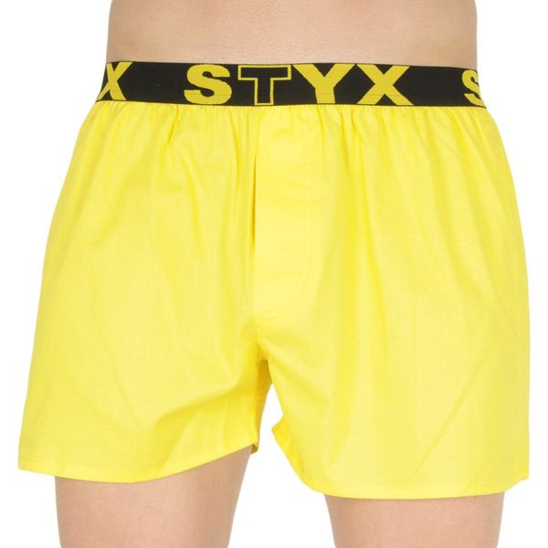 STYX Men's shorts Styx sports rubber yellow