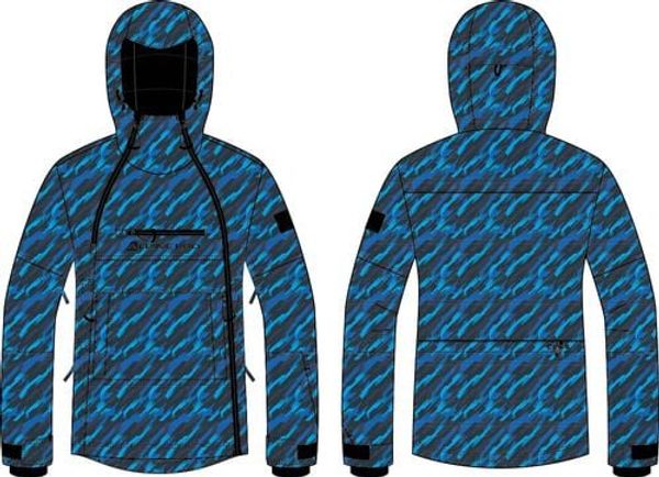 ALPINE PRO Men's ski jacket with membrane ALPINE PRO GHAD electric blue lemonade variant PA